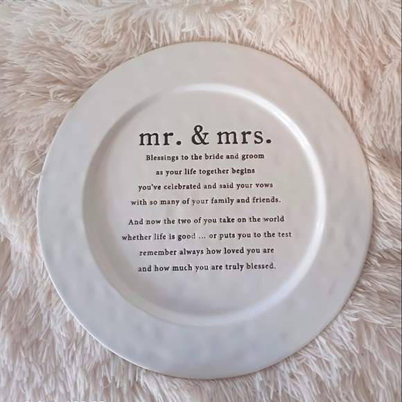 Bride & Groom Blessings Plate - Picture 3 of 9
